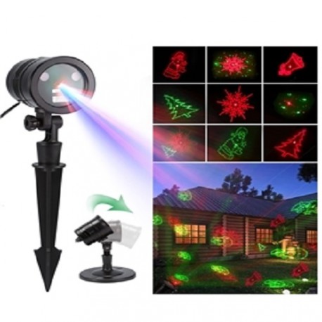 Уличный Лазерный Проектор Star Shower Laser Light Новогодние фигурки с пультом