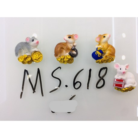 Магнит керамический мышка 2020 №618
