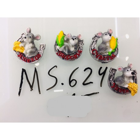 Магнит керамический мышка 2020 № 624