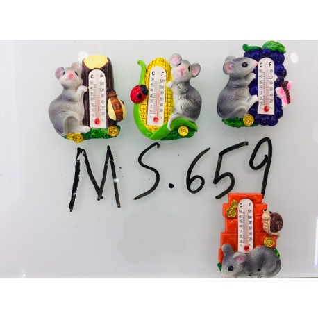 Магнит керамический мышка 2020 № 659