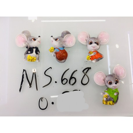 Магнит керамический мышка 2020 № 668