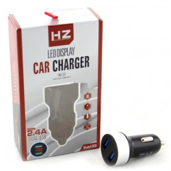 Зарядка Адаптер CAR USB HC6 (Вольтметр-2.4) HZ Global Supplier (200шт)