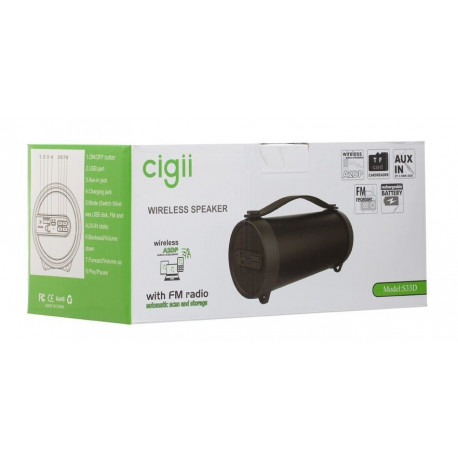 Портативные колонки CIGII S-33D 8W A2DP (18шт)