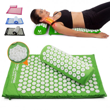 Акупунктурная подушка-коврик для снятия стресса напряжения Acupressure Mat