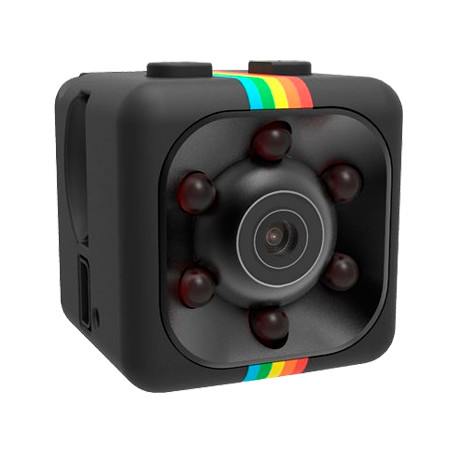 Экшн-камера ночного видения SQ11 HD 1080 mini-камера с ночной подсветкой, Поддержка до 32 Гб.