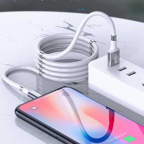 Магнитный кабель для зарядки MagLink Lightning 1 м, 7612