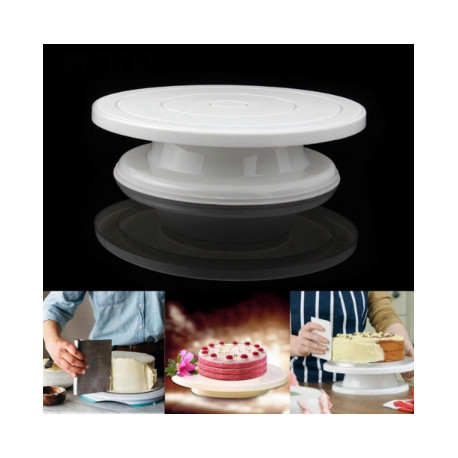 Вращающаяся подставка для декорирования торта 28 cм Cake Turntable (24)