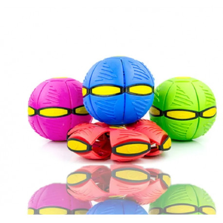 Складной игровой мячик Flat Ball Disc складной мяч-трансформер для активных игр на природе и дома(бе