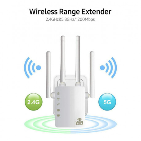 Wifi репитер, роутер Wifi AP/Router/Repeater поддерживает 2,4G и 5G до 1200 м