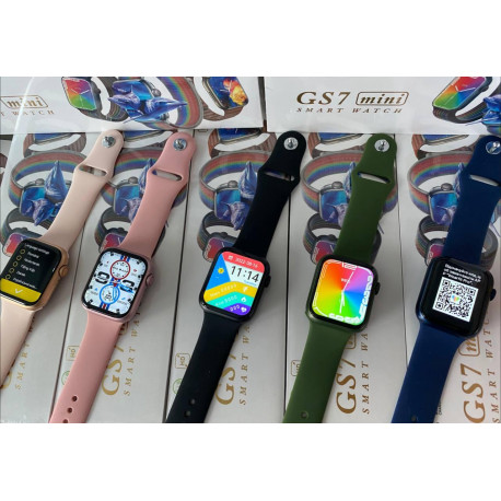 Смарт часы Smart Watch GS7 Pro Max Программа wearfit pro Series Airplus Black 41 mm
