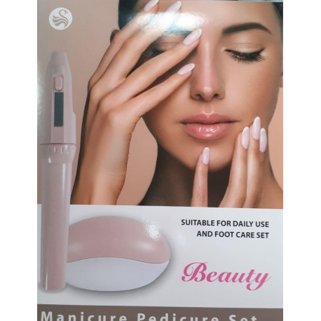 Фрезер для маникюра, набор для маникюра и педикюра Beauty 2 батарейки типа АА