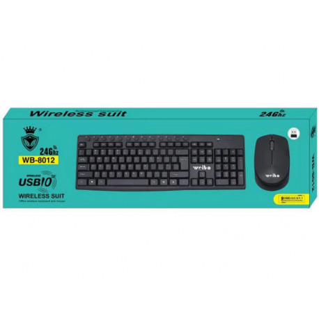 Беспроводной комплект клавиатуры и мышки Wireless suit WB-8012 24Ghz
