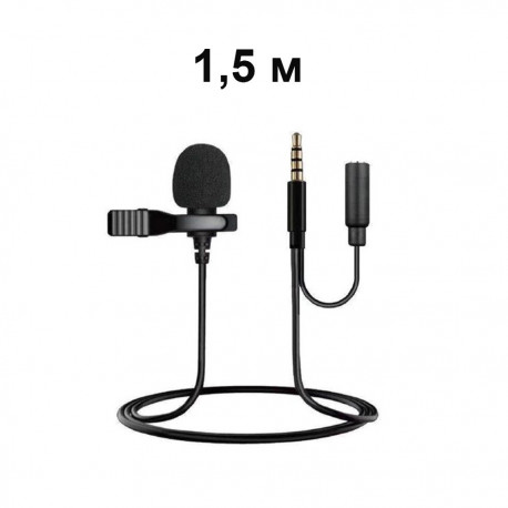 Микрофон петличка для смартфона Lavalier Micro Phone JH-043-A 3.5 AUX