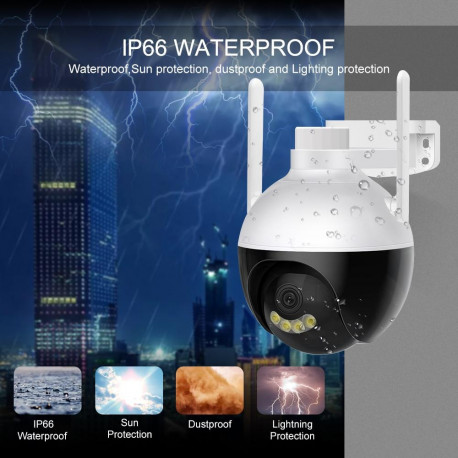 Уличная поворотная купольная IP-камера 7904 Программа: V360 Pro (50)