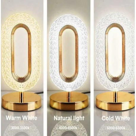 Настольная лампа с кристаллами и бриллиантами Creatice Table Lamp 16. Три вида освещения