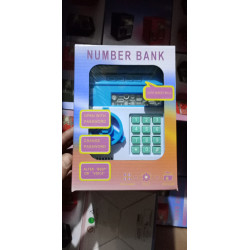Копилка детский сейф с кодовым замком number bank