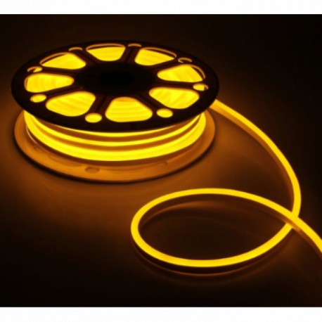 Светодиодный гибкий неон 50 м 220v AVT Тепло-белый (Р) 120Led 2835 5mm IP65 № 781