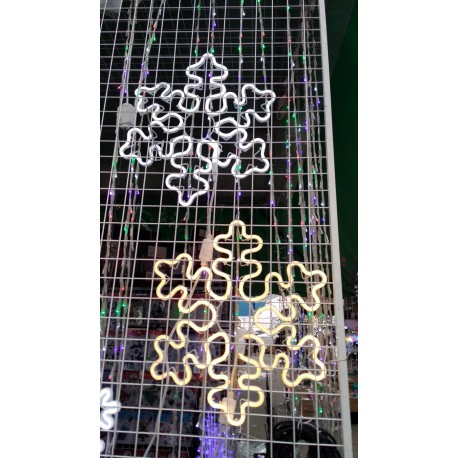 Светодиодная " Снежинка" Led 60 см уличная мерцающая №810
