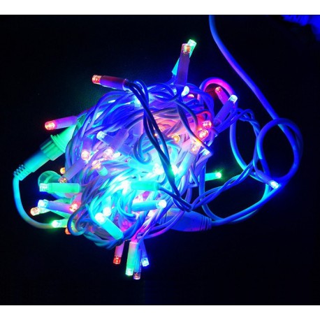 Гирлянда светодиодная уличная «Нить» 100 Led мульти 10 м
