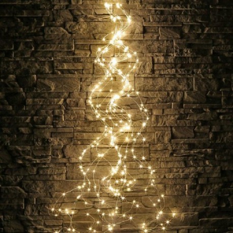 «КОНСКИЙ ХВОСТ» 200 LED 2м пульт+USB Теплый
