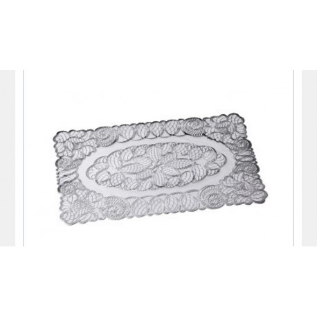 Салфетка ажурная 30х45 серебро,золото