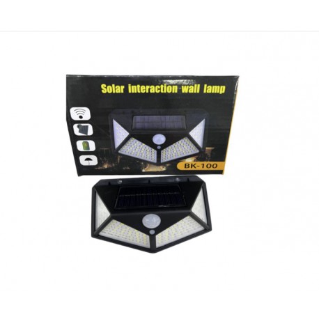 Ліхтар прожектор світильник на сонячній батареї з датчиком руху Solar Wall Lamp
