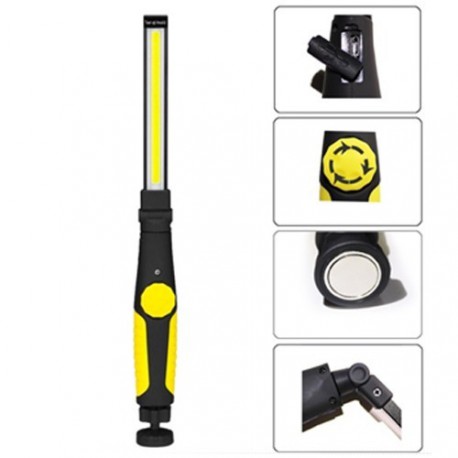 Фонарик с магнитом складной на USB Bailong Police BL-W55-COB (20 часов светит)