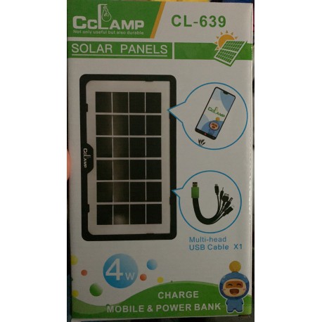 Солнечная панель CCLamp CL-639 c USB кабелем