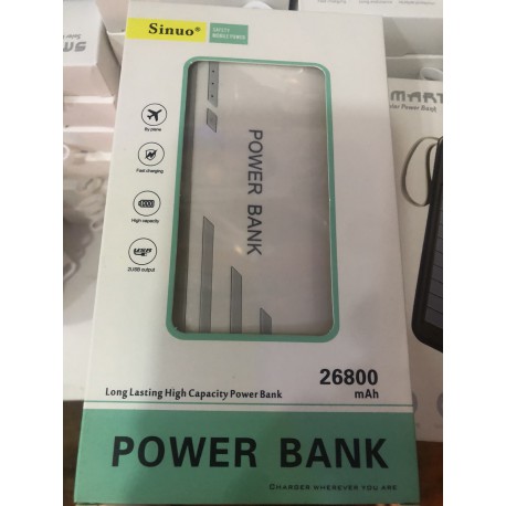 Повербанк Power Bank 26800 Mah 3 кабеля 3 в 1 USB