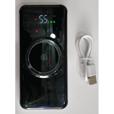 Повер банк Power Bank 36000 Mah 4 кабеля 4 в 1 USB + беспроводная зарядка