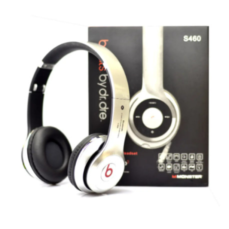 Наушники Bluetooth S 460 (синий,красный,белый,серебро) (100)