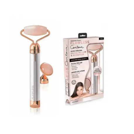 Роликовый массажёр для лица вибрирющий FLAWLESS