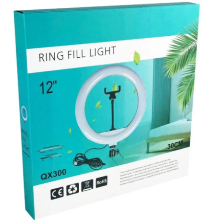 Лампа кольцевая RING FILL LIGHT QX300 30см LK202301-31 (30)
