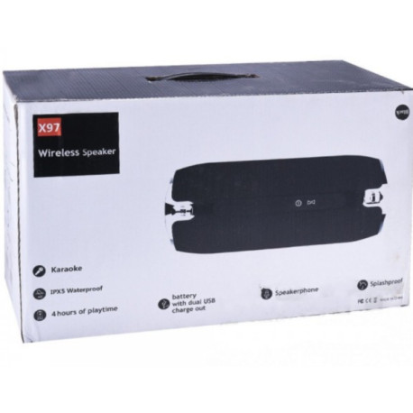 Колонка Bluetooth T&G X97 Black (12)