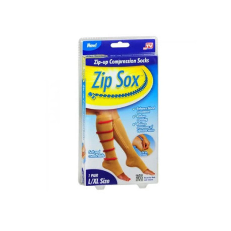 Гольфы Zip Sox (Бежевый,Чёрный) LK202210-24/LK202301-13 (200)