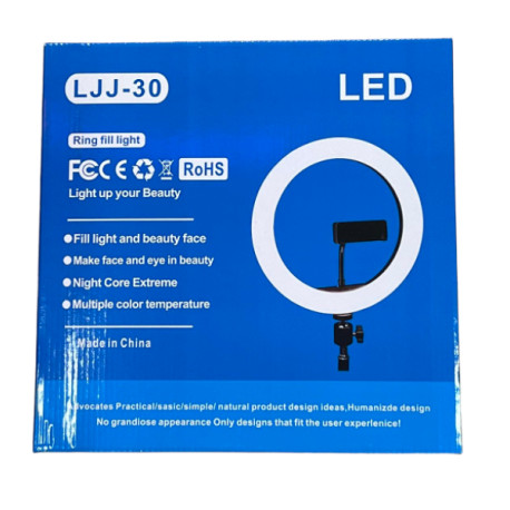 Лампа кольцевая LJJ-30 RING FILL LIGHT 30 см (40)