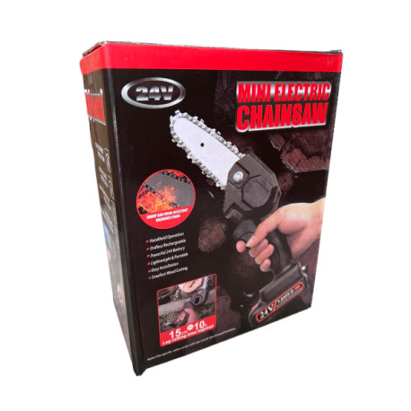 Аккумуляторная цепная пила со сменной батареей 24v MINI ELECTRIC CHAINSAN 005 LK202312-46 (20)