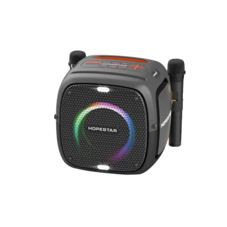 Колонка HOPESTAR PARTY ONE с подсветкой и двумя микрофонами (6)