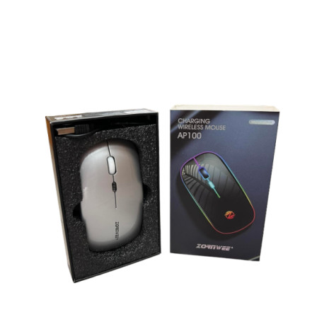 Мышка USB AP100 с зарядкой micro (100)