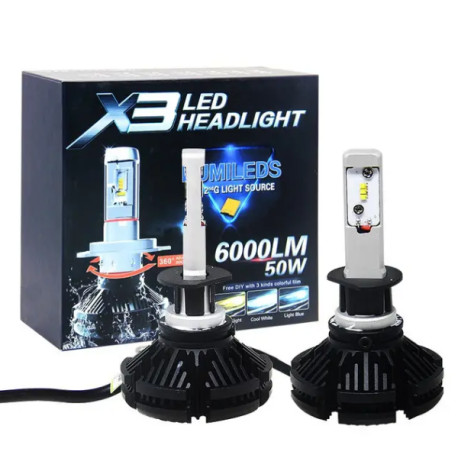 LED лампы для фар X3 H11 (50)