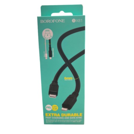 Кабель BOROFONE BX81 1.0M-3.2FT TYPE-C/IPHONE (360)