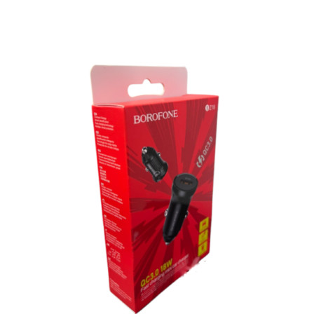 Зарядное в прикуриватель USB QC3.0 18W BOROFONE BZ18 (192)