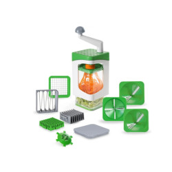 Овощерезка Nicer Dicer 7в1 для нарезки овощей и фруктов с насадками и контейнером EXT 306-27 (24)