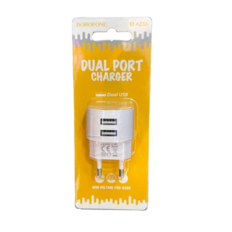 Блочок BOROFONE BA23A 2 USB (192)