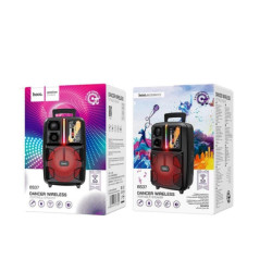 Колонка HOCO BS37 Bluetooth чемодан с микрофоном