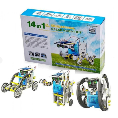 Конструктор робот на солнечных батареях Solar Robot 14 в 1 Master-1 (48)