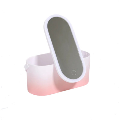 Органайзер для косметики с зеркалом от USB &quotКорзинка&quotс подсветкой Cosmetic Mirror 907-51 (12)