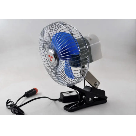 Автомобильный вентилятор Oscillating Fan 12 V компактный на прищепке Код N-21