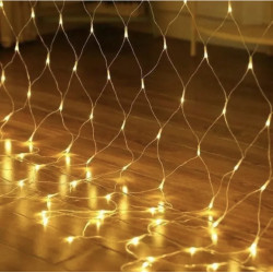 Світлодіодна гірлянда сітка( 1.5х1.5 м 120 Led) Теплий білий