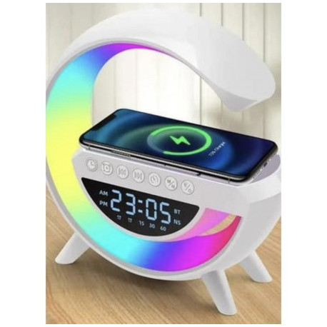 Настольная лампа-ночник + беспроводная зарядка и Bluetooth колонкой LED Wireless Charging Speaker(24)